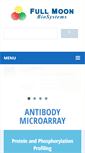 Mobile Screenshot of fullmoonbio.com